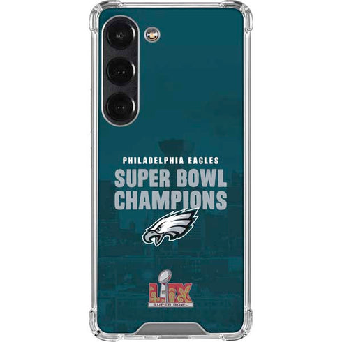 NFL Philadelphia Eagles Super Bowl LIX Champions Galaxy S23 Clear Case
